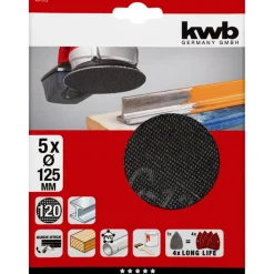 kwb Gitterleinen für Exzenterschleifer Durchmesser 125 mm K120