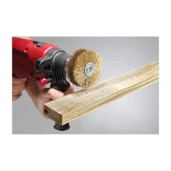kwb Holzstrukturbürste vermessingt für Einsatz mit Bohrmaschinen und Akkuschraubern