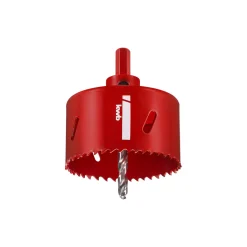 Löchsäge mit Schaft und Bohrer Durchmesser 74 mm*kwb Outlet