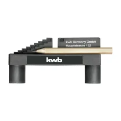 kwb Mittenfinder mit Bleistift und metrischer Skala als Anzeichenhilfe von 1-20 mm