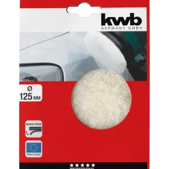 Polierhaube Quick Stick selbsthaftend Lammwolle*kwb