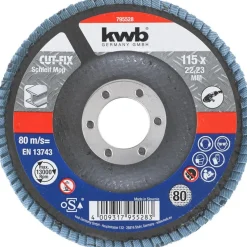 Schleifmop Cut Fix Lamellenschleifteller Metallbearbeitung Durchmesser 115 mm K80*kwb Discount