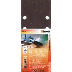 Schleifstreifen Holz und Metall 93 x 230 mm^kwb Outlet