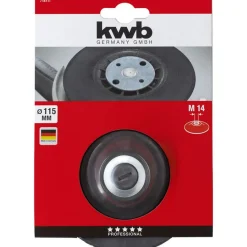 Stützteller für Winkelschleifer Durchmesser 115 mm^kwb Best