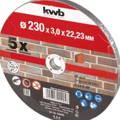 Trennscheiben Steinbearbeitung Durchmesser 230 mm 5 Stück*kwb