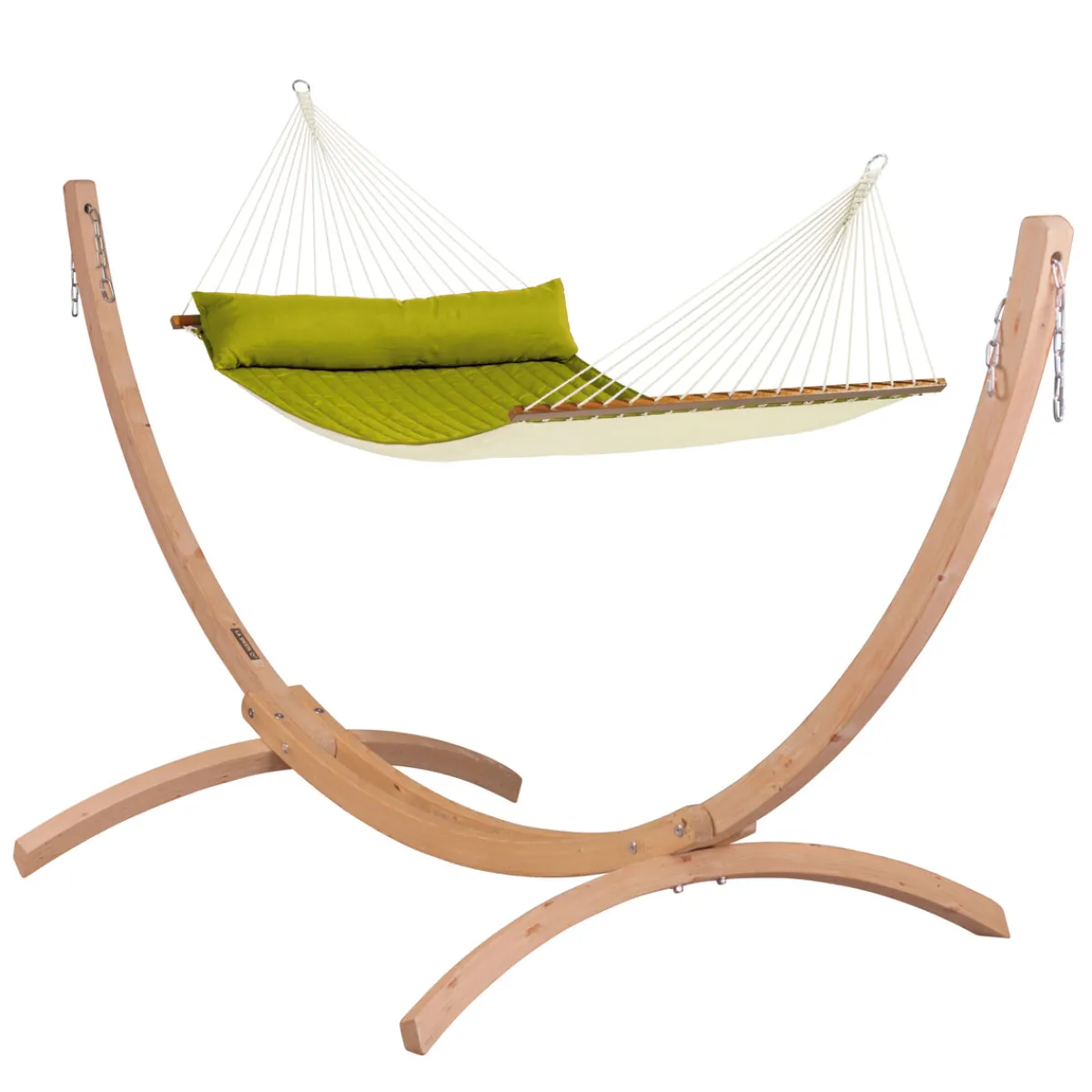 Gefütterte Kingsize-Stabhängematte Alabama Avocado^La Siesta New