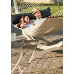 Gefütterte Kingsize-Stabhängematte Alabama Navy Blue*La Siesta Best