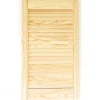 Lamellentür Kiefer natur 61,5 x 59,4 x 2 cm