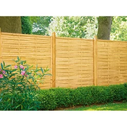 Lamellenzaun Schwarzwald 90 x 180 cm