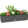 LECHUZA Blumenkasten Balconera Cottage 50 granit*