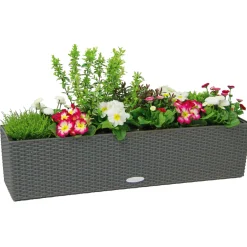 LECHUZA Blumenkasten Balconera Cottage 50 granit*