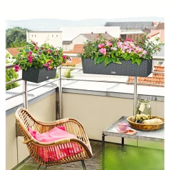 LECHUZA Blumenkasten Balconera Cottage 50 granit*