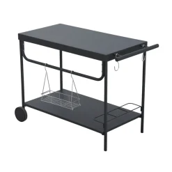 Grill BBQ Rolltisch Serviertisch Grillwagen Servierwagen Beistelltisch Grill^Leco Hot