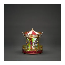 LED Szenerie Karussel 16DiodenMusik 3x AA u. USB^Konstsmide Sale