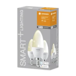 Ledvance SMART+ Glühlampe Classic B Kerze E14 3 Stück