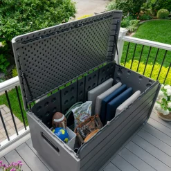 Kissen- & Auflagenbox 625 L 72,4x146,7x77,2cm Grau^Lifetime Online