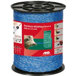 Litze Premium WildHog 400 m blau^ New