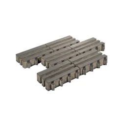 ECO City40x20x8 cm, Anthrazit mit Microfase^Lusit Hot