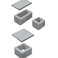 Gartenmauer Bellamur 1/1 Stein Grau^Lusit Outlet