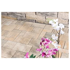 Gestaltungspflaster Crescendo Light sahara-weiß-melange 3 Formate^Lusit Online