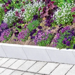 Mini L-Stein Grau mit Fase 30 x 20 x 40 x 6 cm^Lusit Hot