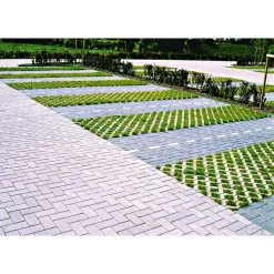 Lusit Rasengitterstein 60 x 40 x 8 cm grau