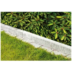 Rasenkante grau 5 x 15 x 100 cm^Lusit Sale