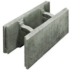 Lusit Schalungsstein 50 x 25 x 24 cm grau