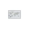 Magnet- und Schreibtafel World 60 x 40 cm alugrau* Clearance