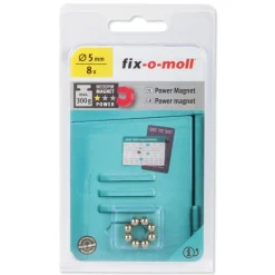 Magnet-Kugel Neodym silber D5 mm 8 St.^ New