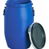 Maischefass rund, Deckel, 60 L blau