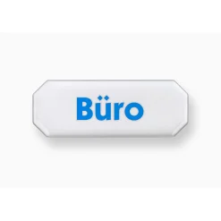 Hinweisschild Büro Kunststoff weiß*Metafranc Best