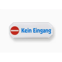 Metafranc Hinweisschild Kein Eingang Kunststoff weiß