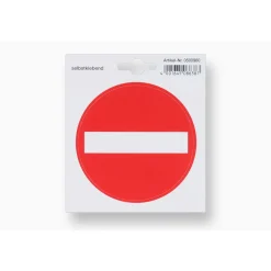 Verbotsschild Durchfahrt verboten Kunststoff gelb^Metafranc Hot