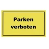 Verbotsschild Parken verboten Kunststoff rot*Metafranc Outlet