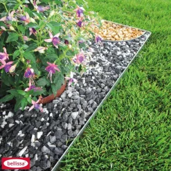 Metall-Rasenkante 118 x 12,5 cm verzinkt