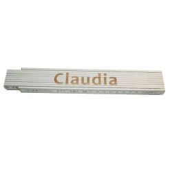 Meterstab Claudia 2m weiß