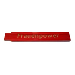 Meterstab Frauenpower 2m rot* Outlet