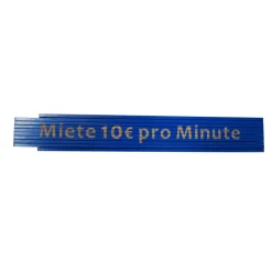 Meterstab Miete 10 Euro pro Minute 2m blau* Outlet
