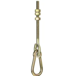 Metrax Schaukelhaken Karabinerhaken silber M12 x 140