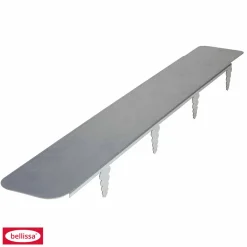 Mähroboter Rasenkante Metall verzinkt 80 x 12 x 6,5 cm 2er Set