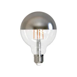 Müller Licht LED_Leuchtmittel Retro Globe E27 8W silber*Müller-Licht Sale