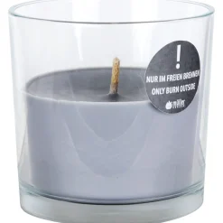 Outdoor Kerzenglas 140x140mm hellgrau^Müller-Licht