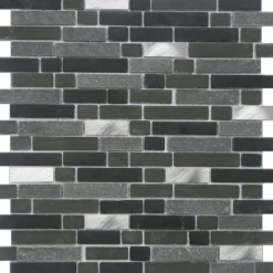 Mosaik Glas und Stein Schifer/Alu/Glas