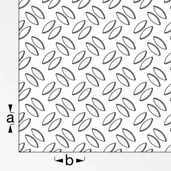 Gerstenkornblech 1,5/2 mm 25 x 50 cm blank^MyTool Clearance