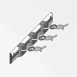 Gerätehalter-Set X-Star mit Schiene schwarz-rot*MyTool