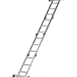 MyTool Mehrzweckleiter mit Arbeitsplattform 4 x 3 Stufen