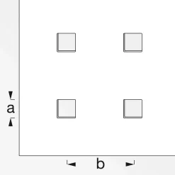 Quadratlochblech 24 x 48 mm 0,7mm silber-glänzend*MyTool Best