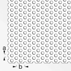 Rundlochblech 25 x 50 x 4 mm silber*MyTool Discount