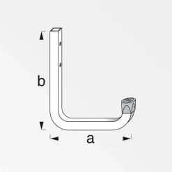 Wandhaken 250 mm verzinkt^MyTool New